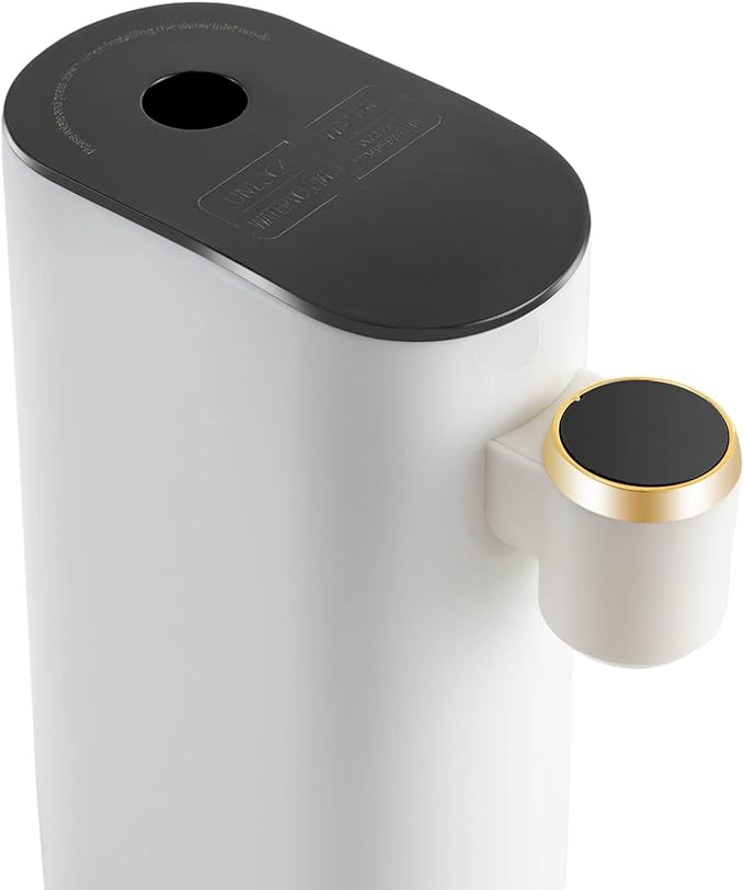 Instant Hot Water Dispenser, Baby Bottle Warmer Formula Dispenser, Mineral/Bottled Water Dispenser, 5 Temperatures Choices, 1500W Portable Water Warmer for Travel, Restaurants, Parties, Coffee Shops