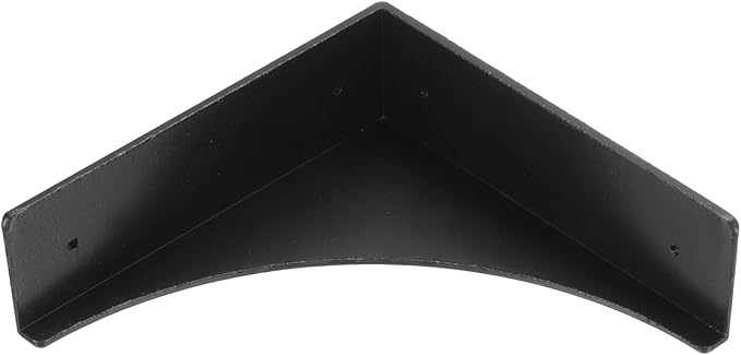 uxcell Corner Protectors, 4Pcs 2.56" - Metal Corner Protector, Vintage Decorative Corner Brackets with Screws, Edge Guards for Furniture Box Table (Black)
