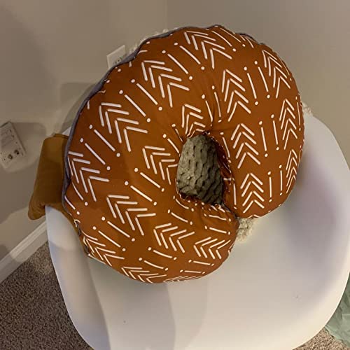 Nursing Pillow Cover, Breastfeeding Pillow Cover, Rust Nursing Pillow Cover, Breastfeeding Pillow Slipcover, Rust Nursery Decor, Soft Fits Snug On Infant