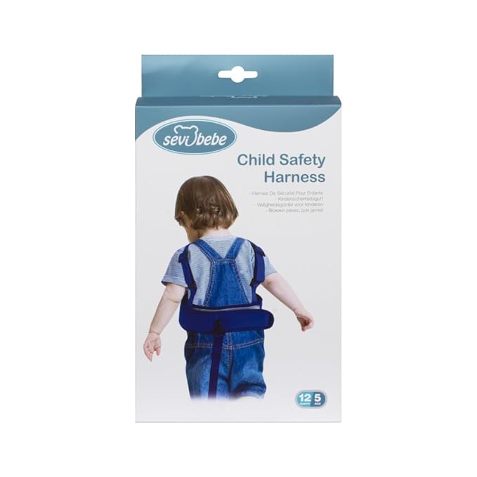 Child Safety Harness - Keep Your Little Explorer Safe. Anti Lost Adjustable Safety Harness for Toddlers (Dark Blue) Pack of 1,