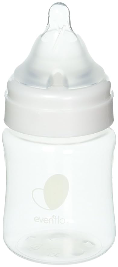 Evenflo Feeding Balance+ Bottles, Wide, 0+ Months, Slow Flow, 3 Bottles, 5 oz (150 ml) Each
