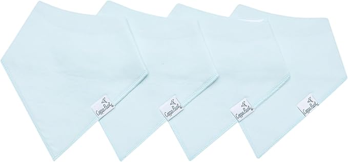 Copper Pearl Baby Bandana Bibs, 4 Pack
