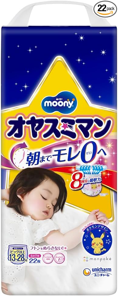 Oyasumiman 22 Sheets for Girls Incontinence Protector