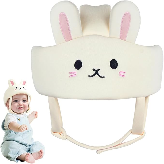 Surakey Baby Safety Helmet for Crawling Walking Baby Head Protector Cap Adjustable Baby Head Cushion Bumper Bonnet for Learning to Walk Breathable Protective Helmet, Type 1