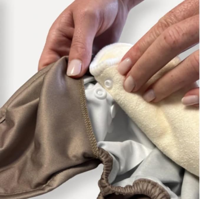 Nora's Nursery Cloth Diapers + 7 Pack Inserts with Snap