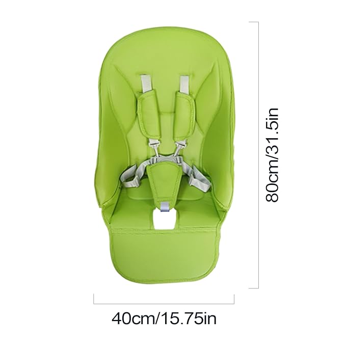 High Chair Cushion Replacement, PU Leather Baby High Chair Cover, Non-Slip Baby Dining Chair Cover Seat Padded Cushion for Pegs Pere_go, Siesta Zero3