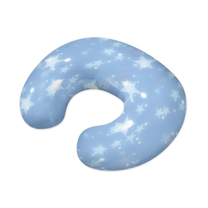 Nursing Pillow Cover Slipcover Blue Star Soft Maternity Breastfeeding Newborn Infant Feeding Cushion Cover Breathable Breastfeeding Cover for Nursing Pillow
