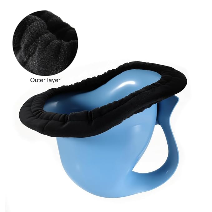 Baby Potty Newborn Infant Potty Training Elimination Communication Diaper Free Baby Toilet Seat with 2PCS Soft Fleece Cozy and Anti Slip Pads