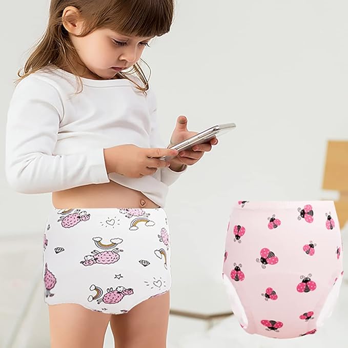 Potty Training Underwear for Girls, Toddler Learning Training Underwear Boys (10 Packs, 4-6T, Multicolor)