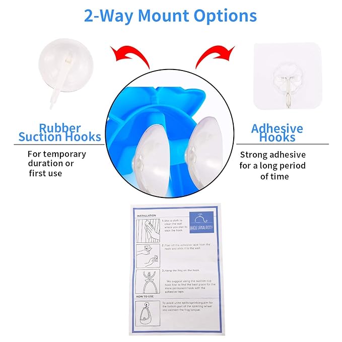 Whale Potty Training Urinal for Boys with Funny Aiming Target , Toddler Boy Toilet Pee Trainer - Blue