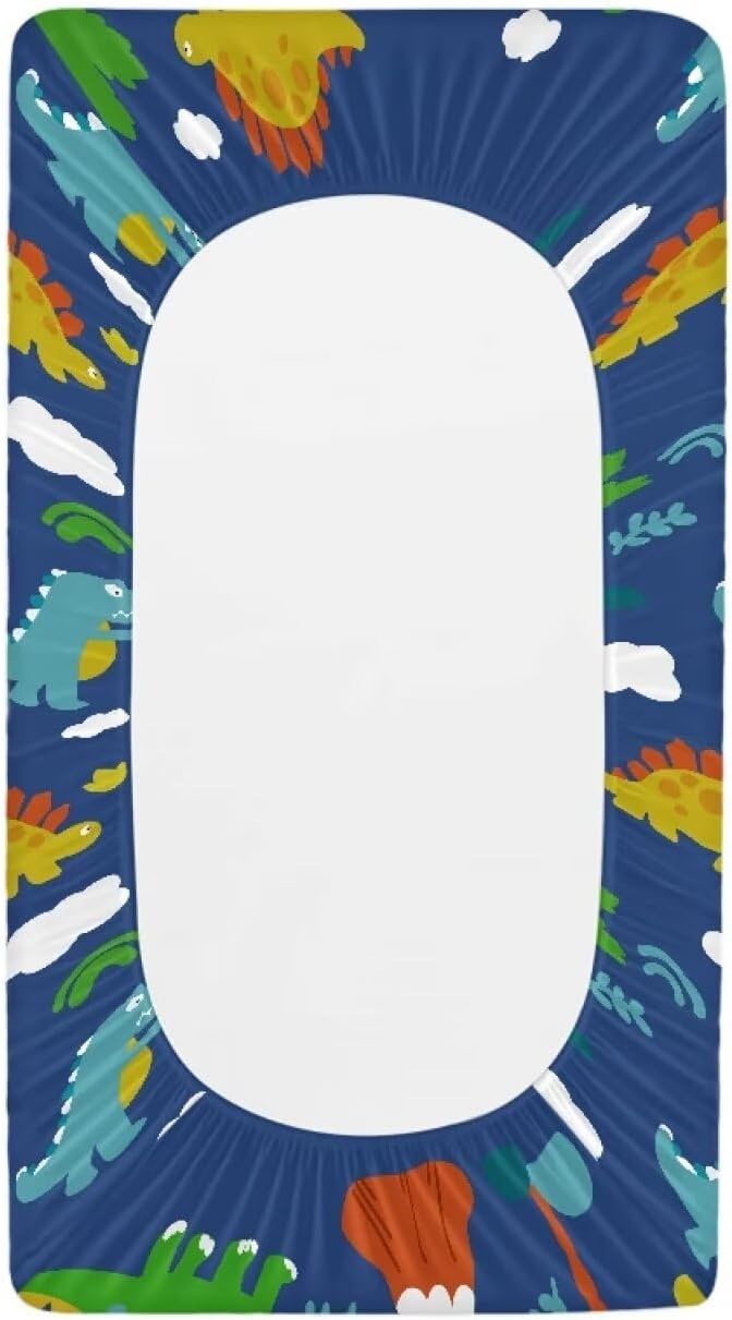Dinosaur Tree Changing Pad Cover Lightweight Cozy Changing Table Cover for Boys Girls Soft Nursery Pad Change Cover Dust Cover Comfy Stretchy Sheet Crib Mat