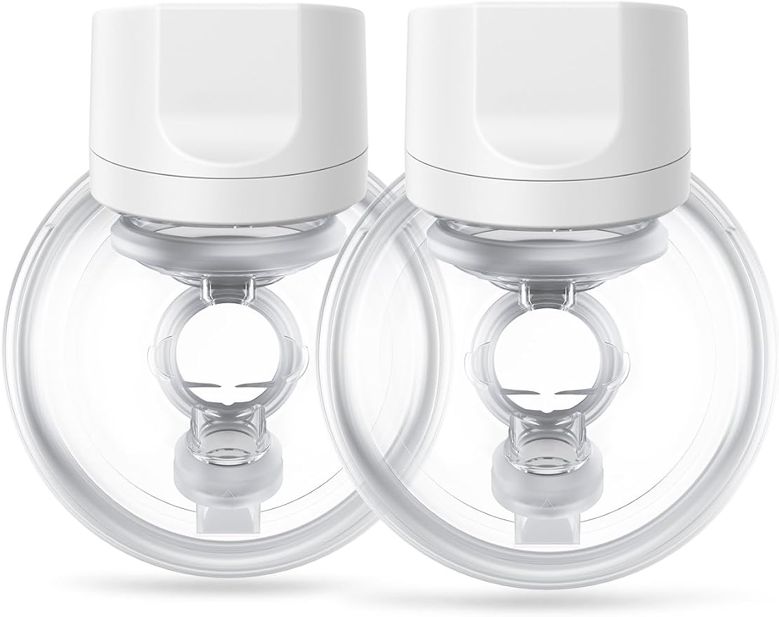 Momcozy Hands-Free Breast Pump S12 Pro, 2 Pack, Snow Color