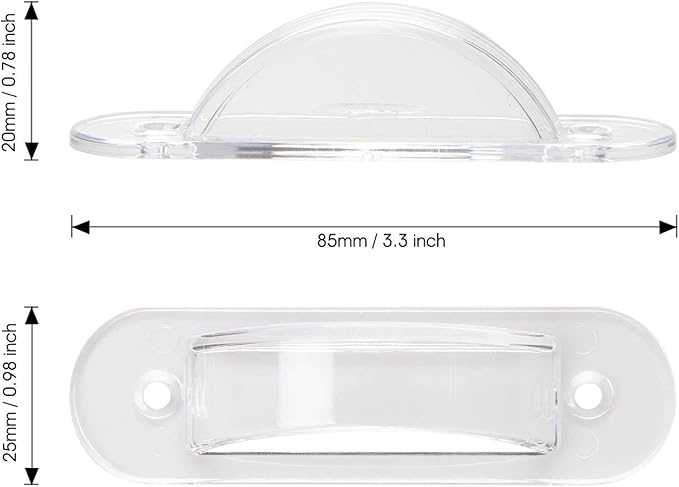 Wall Switch Guards Plate Covers Child Safety Security Home Decor (4 Pack), Clear - Keeps Light Switch ON Or Off Prevent Accidental Device Turn On or Off