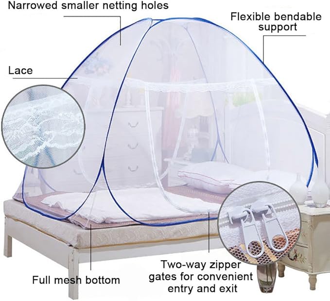Nice Purchase New Portable Folding Mosquito Net Tent Freestand Bed 1 or 2 Openings (1.5m)