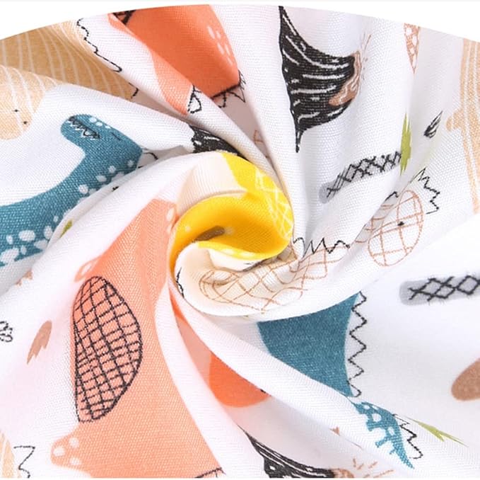 Surakey Cotton Nursing Cover - Large Breastfeeding Towel Cloth Mesh Adjustable - Soft, Breathable, Chemical-Free, 360° Coverage, Nursing Cover for Breastfeeding Baby Feeding - Bear