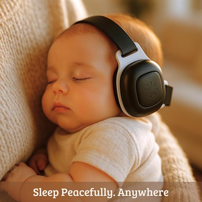 Baby Noise Cancelling Headphones – Infant & Toddler Ear Muffs 24 dB – Hearing Protection – Adjustable Newborn Ear Defenders.
