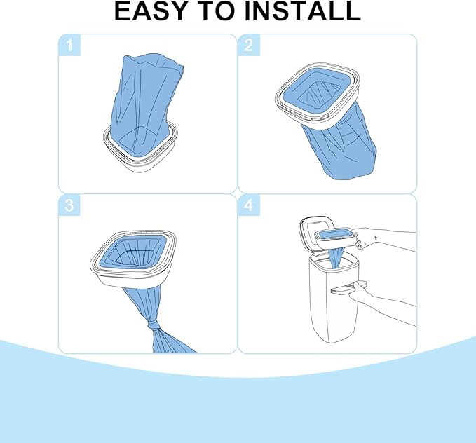 Jumbo+ Square Refills Disposal Bags Refill Compatible with Diaper Genie Compact, Classic and Select Pails, Hold Up to 1080 Newborn-Sized Diapers Per Refill, Pack of 3