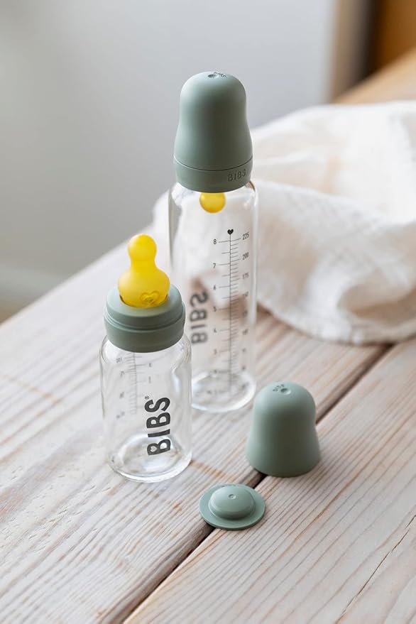 BIBS Bottle Nipple | BPA Free Natural Rubber | Made in Denmark | Slow Flow 2-Pack