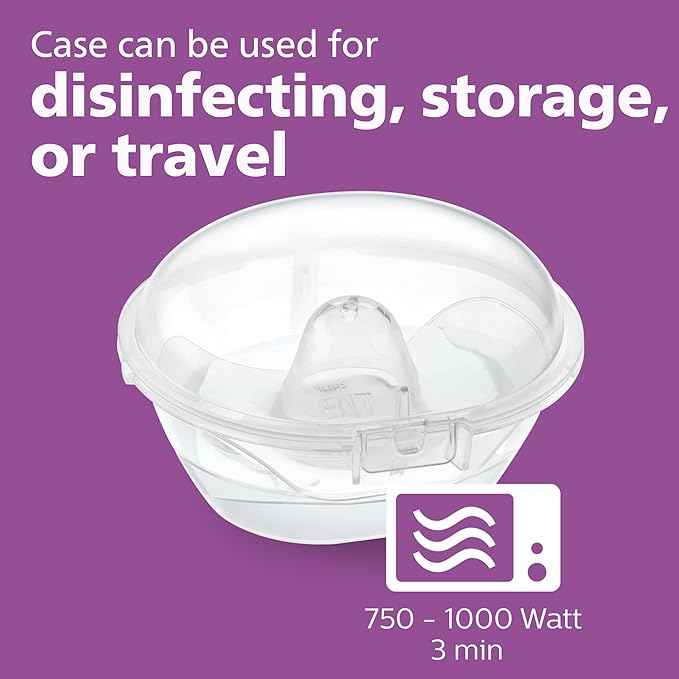 Philips AVENT Nipple Shields with Storage Case, 2 Pack, Medium, SCF153/03