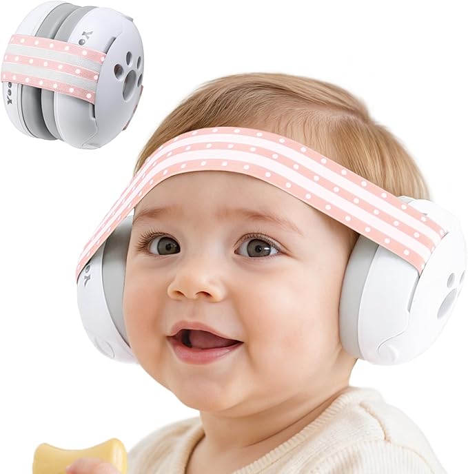 Yoofoss Baby Ear Muffs Noise Protection for Infants Up to 36 Months - Noise Cancelling Headphones for Ear Protection