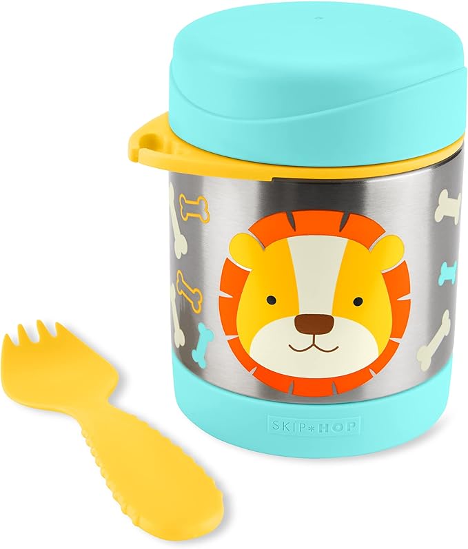 Skip Hop Zoo Lion Food Canister, Multicolour