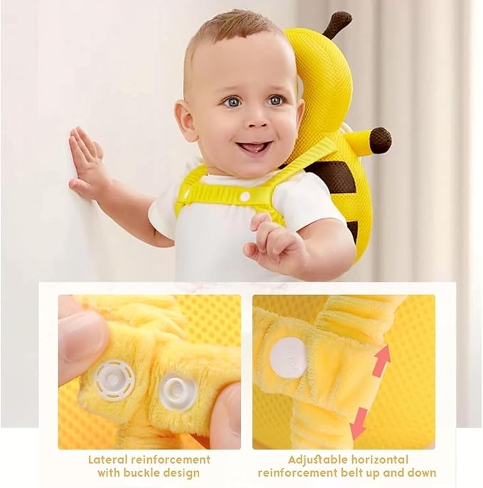 Baby Head Protector Backpack Toddler Fall Back Head Protection for Baby Crawling Walking Falling-Back Cushion Soft Landing