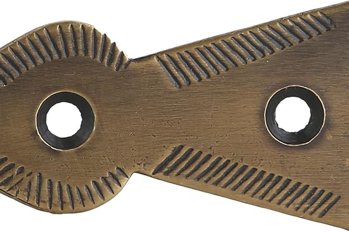 Set of 4 Brass 90 Degree Spade Trunk Corners, Antique Brass Finish, Edge Guard Table Cabinet Protector, Solid Metal Furniture Decor, Decorative Corner Brackets