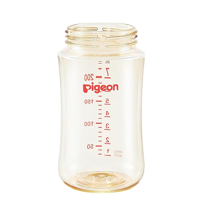 Pigeon PPSU Baby Bottle Replacement Body – 8.1 oz/240 ml, Wide Neck, Heat-Resistant, Drop-Proof, Durable, Easy to Clean, Perfect for 3+ Months Baby, 1 Pack