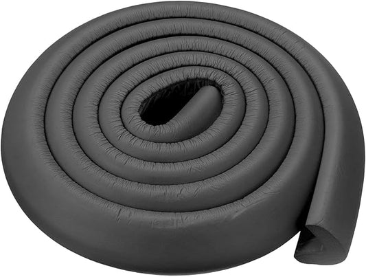uxcell Corner Guards Edge Protectors 6.56ft(2M), Foam Safety Bumper L Shape for Furniture Corner Table Edge Guard, Black