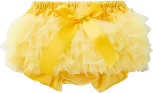 Infant Baby Girls Tutu Skirt Toddler Ruffled 𝐃iaper 𝐂overs Cute Lace Ruffled Tiered Bloomers Bubble Shorts Underwear