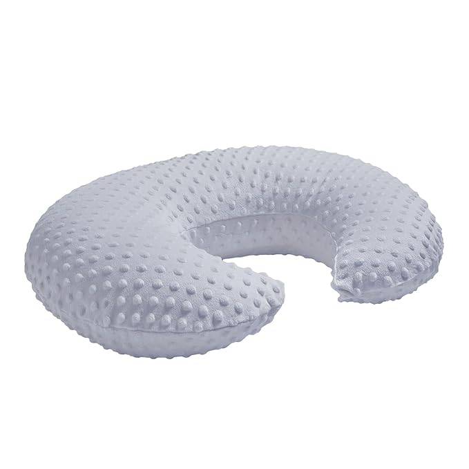 ESEN Nursing Pillow and Body Positioner for Breast Feeding and Bottle Feeding, Ultra Soft Baby Breastfeeding Pillows with Removable Nursing Pillow Cover for More Support for Mom and Baby (Gray)