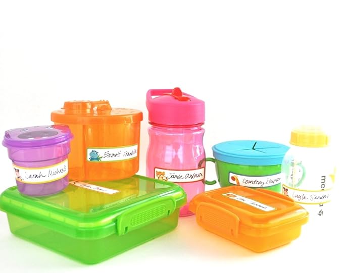 Bottle Labels, Write-On, Self-Laminating, Waterproof Kids Name Labels for Baby Bottles, Sippy Cup for Daycare School, Made in The USA, Dishwasher Safe (Transportation) Boy or Girl
