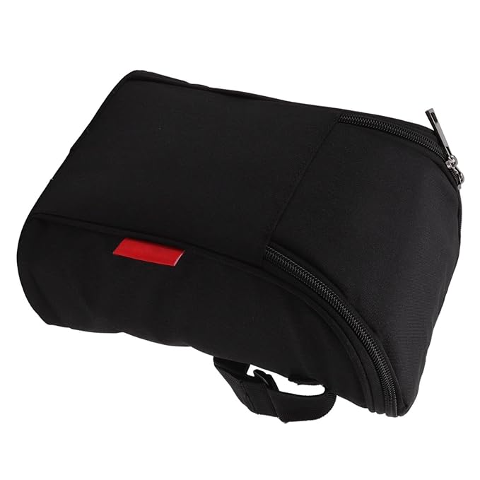 Keenso Baby Bottle Bag, Insulated Tote Pouch for Outdoor (Black)