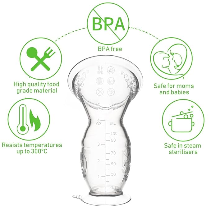haakaa Manual Breast Pump with Suction Base - Gen.2 haakaa Milk Collector 4oz/100ml