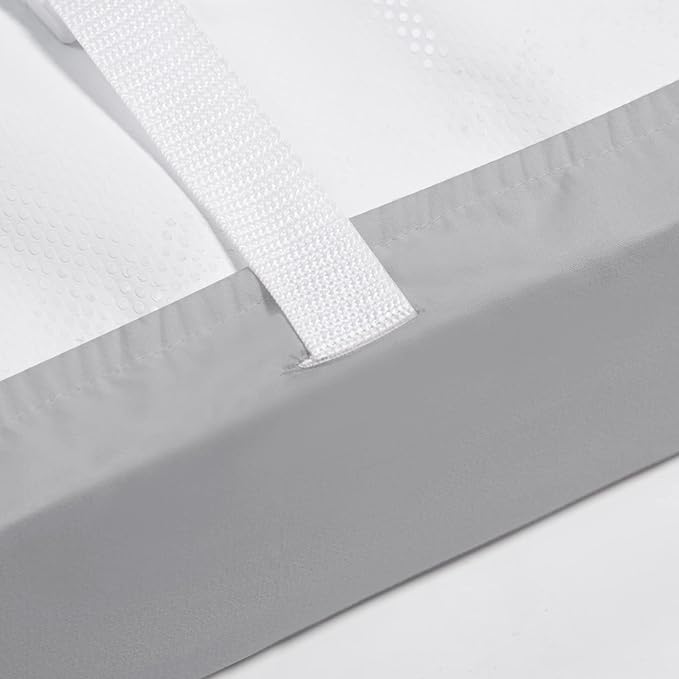 PHF P 2 Pack Baby Changing Pad Covers Grey & Black US