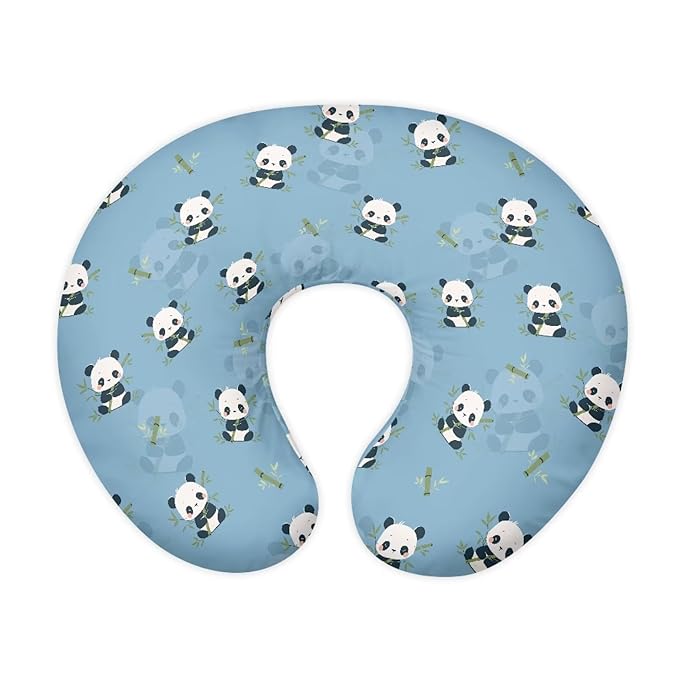 Panda Design Baby Nursing Pillow Cover Ultra Soft Comfortable Newborn Nursing Pillow Case Durable and Easy to Clean
