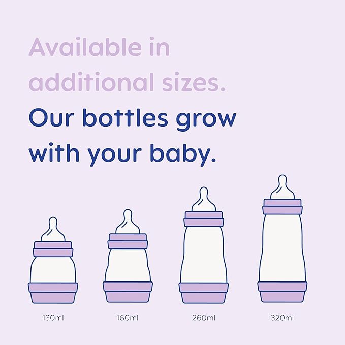 Babyprice Mam Self Sterilising Anti-colic Bottle 260ml 3 Pack Neutral Colours