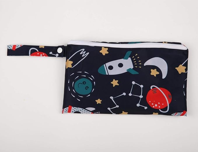 Baby Diaper Changing Mat Pad Portable Foldable Washable Compact Travel Nappy Waterproof Play Mat 30inx18.5in (Rocket)
