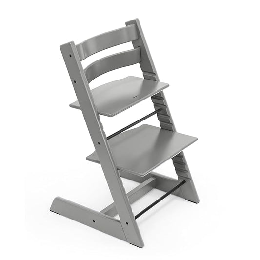 Tripp Trapp by Stokke Adjustable Wooden Storm Grey Baby High Chair (Chair Only)