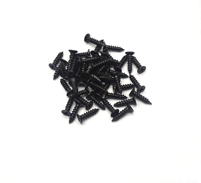 MY MIRONEY Black Flight Case Hardware Iron Ball Corner Three Leaf System with 2.9" Length Per Leaf Pack of 8