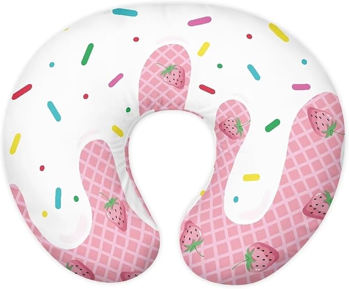 Cream Nursing Pillow Cover Breast Feeding Pillow Covers 1 Pack for Breastfeeding Pillow Soft Fabric Fits Snug On Infant Feeding Cushion Cover Pillow Not Included