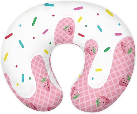 Cream Nursing Pillow Cover Breast Feeding Pillow Covers 1 Pack for Breastfeeding Pillow Soft Fabric Fits Snug On Infant Feeding Cushion Cover Pillow Not Included