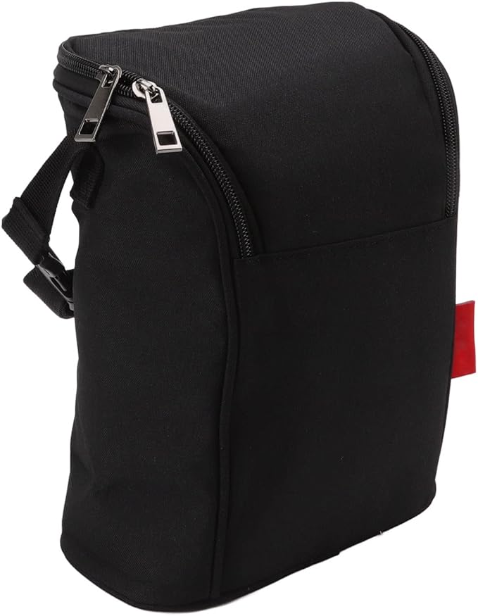 Asixxsix Insulated Baby Bottle Bag, Baby Bottle Holder Extra Storage, and, Easy to Carry, Travel Accessory, Keeps Bottles Warm or Cooler (Black)
