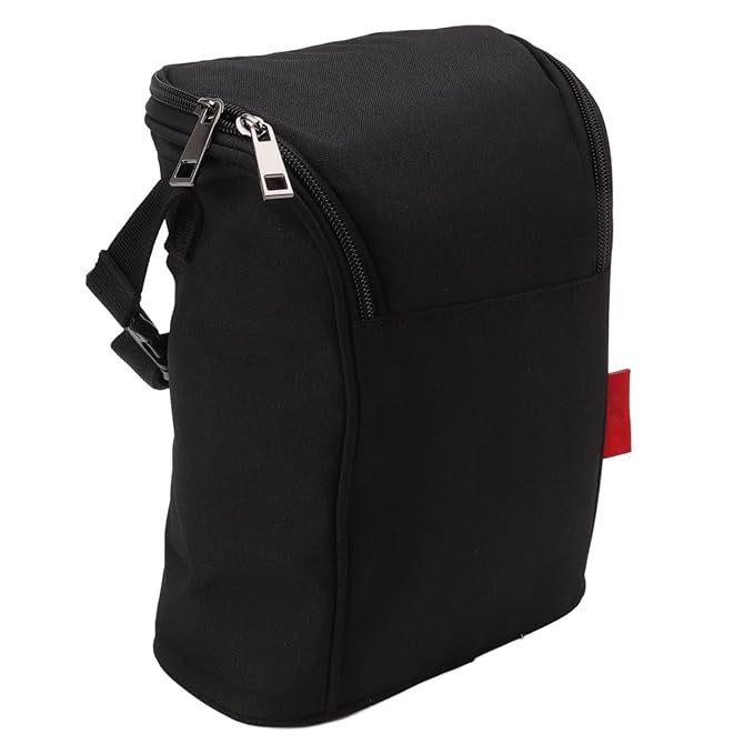 Keenso Baby Bottle Bag, Insulated Tote Pouch for Outdoor (Black)