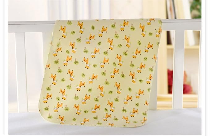 2pcs Pack Monvecle Baby Infant Waterproof Cotton Changing Pads Washable Resuable Diapers Liners Mats (2pcs Pink-28"x20")