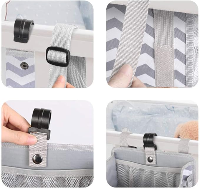 Youngy Diaper Stacker Storage Bags Nursery for Crib Or Wall for Guests Prizes Girl