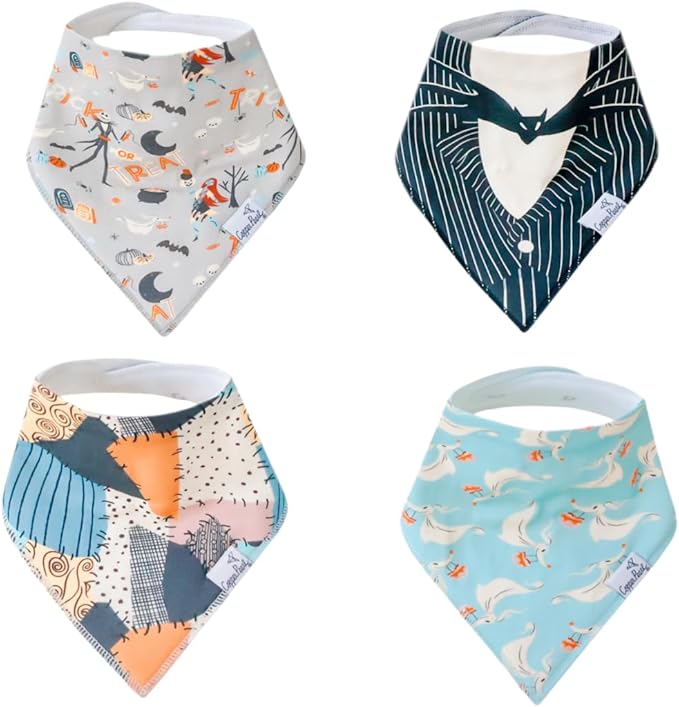 Copper Pearl - Disney Character Prints 4 Pack Baby Bibs Boy & Girl