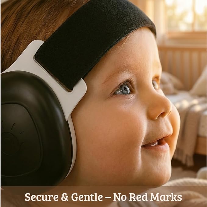 Baby Noise Cancelling Headphones – Infant & Toddler Ear Muffs 24 dB – Hearing Protection – Adjustable Newborn Ear Defenders.