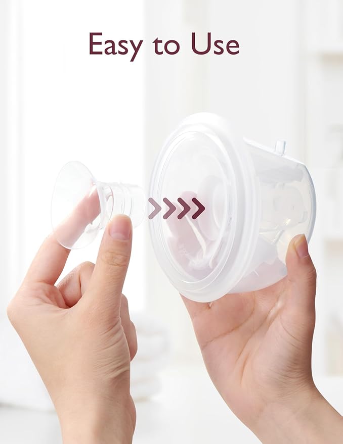 Momcozy Flange Insert 21mm Compatible with 24mm Flange/Shield of Most Pumps, Fit for Momcozy S9Pro/S12Pro/S12Pro-Quick Replacement Accessories, 4PCS 21mm