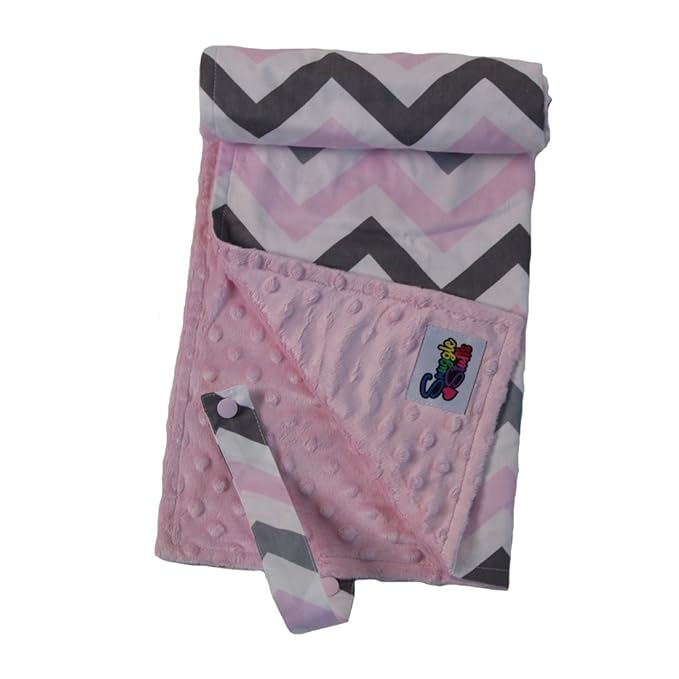 Baby Travel Changing Pad, Pink Chevron